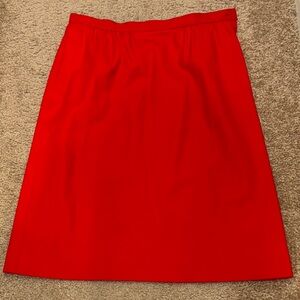 Vintage Pendleton Classic Red A-Line Skirt